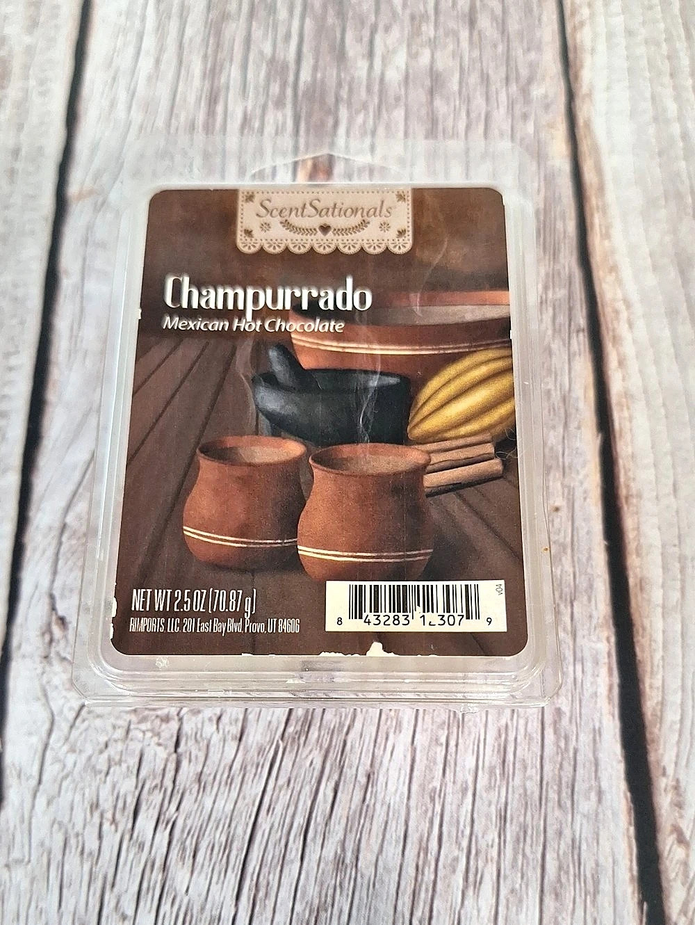 ScentSationals Champurrado Mexican Hot Chocolate Wax Melts Full Bar